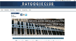 Desktop Screenshot of bayoogie-club.com