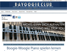 Tablet Screenshot of bayoogie-club.com